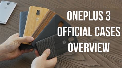 OnePlus 3 official cases overview: Bamboo, Karbon, Black .